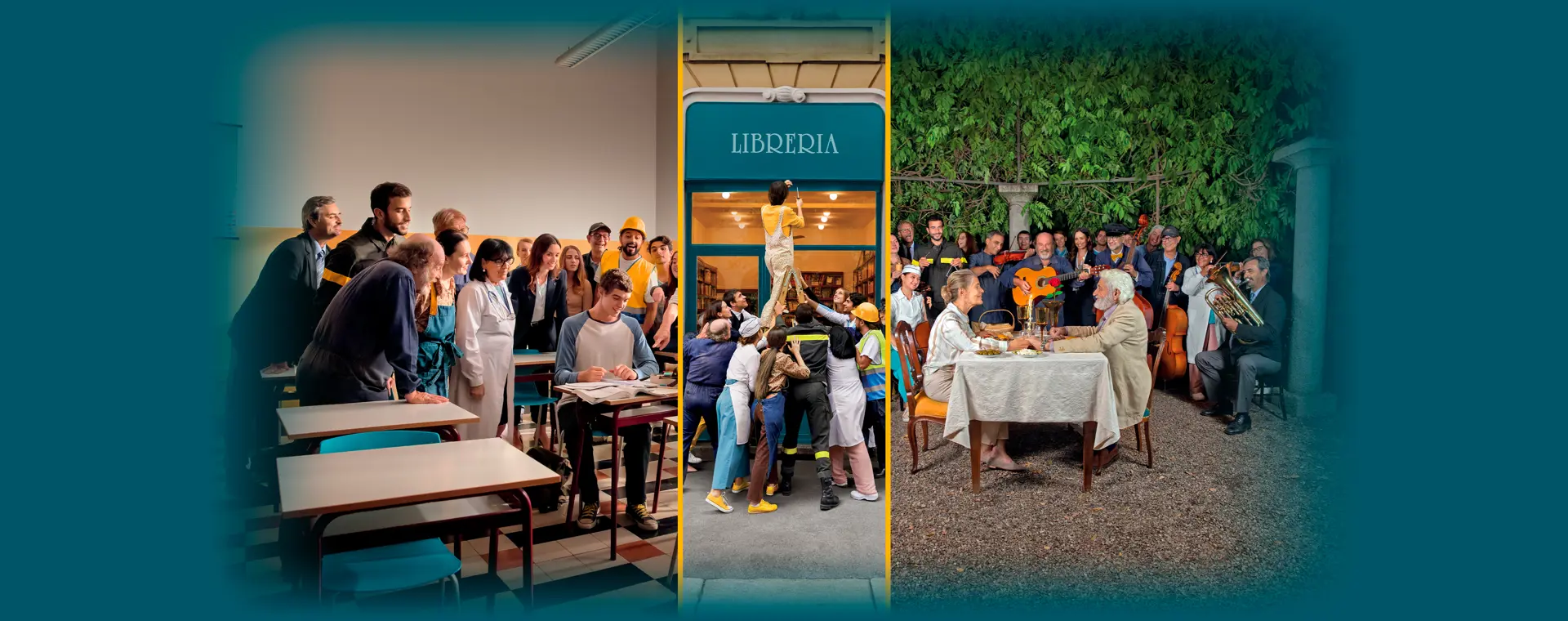 Siamo parte di un Gruppo bancario che mette il bene comune al cen